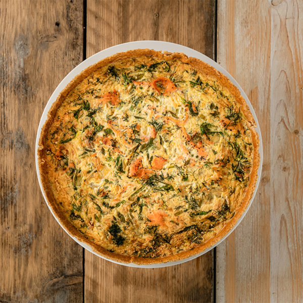 Smoked Salmon, Spinach & Dill Quiche - Image 3