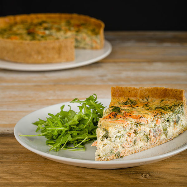 Smoked Salmon, Spinach & Dill Quiche - Image 2