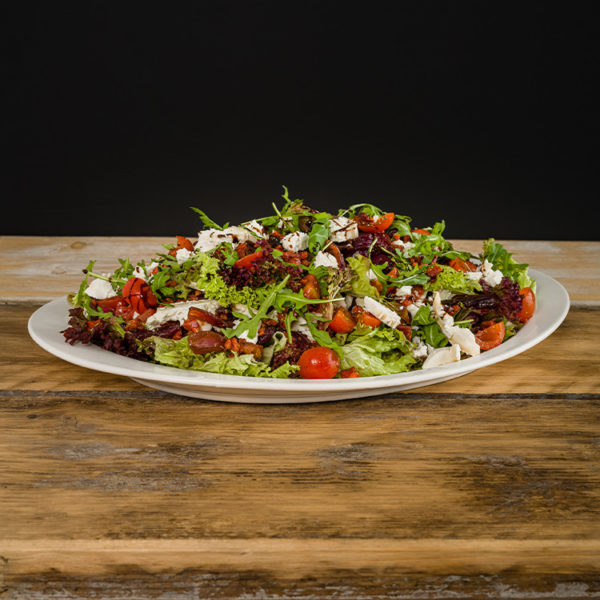 Chorizo, Cherry Tomato & Red Onion with Goats Cheese & a Balsamic Drizzle - Image 2