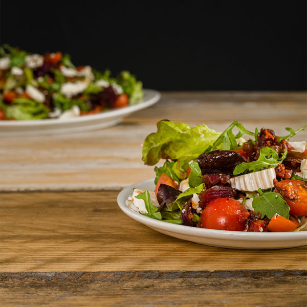 Chorizo, Cherry Tomato & Red Onion with Goats Cheese & a Balsamic Drizzle - Image 3