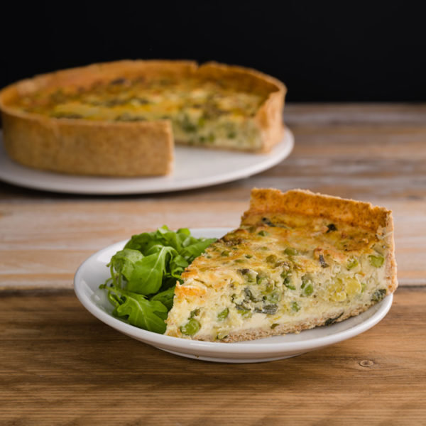 Leek, Pea and Pesto Quiche - Image 3
