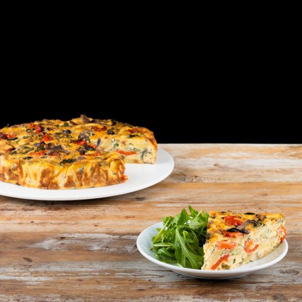 Roasted Pepper, Olive and Oregano Frittata - Image 3