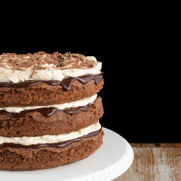 Mocha Layer Cake with Chocolate Ganache and Coffee Cream - Image 4