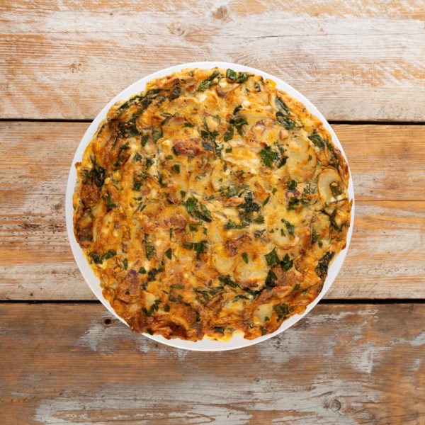 Crispy Bacon, Spinach, Thyme & Parmesan Frittata - Image 2