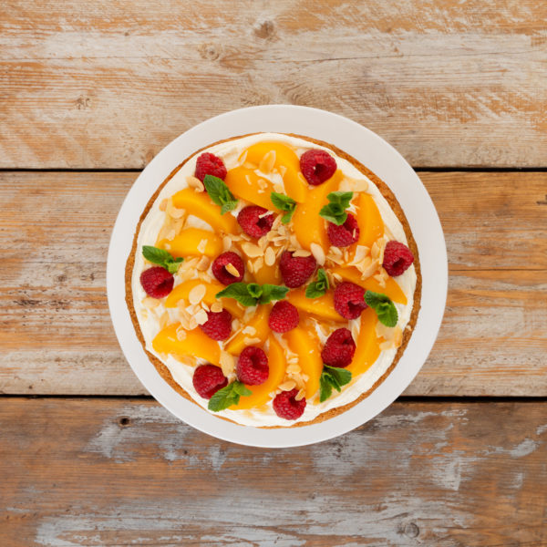 Peach and Raspberry Cake - Image 2