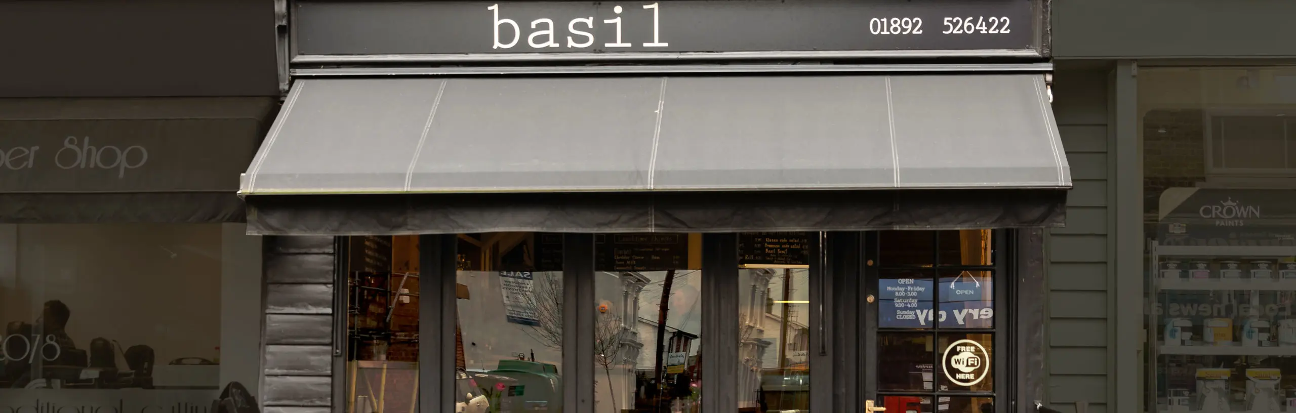 Basil Cafe and Coffee Shop Tunbridge Wells St Johns Rd